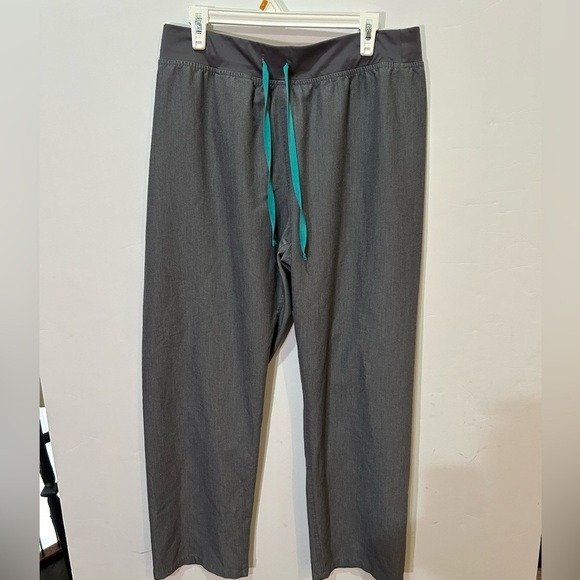 Figs Other - Figs Technical Collection Gray with Teal Drawstrings XL